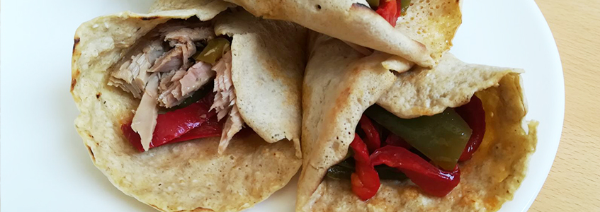 Tuna and Ratatouille Wrap